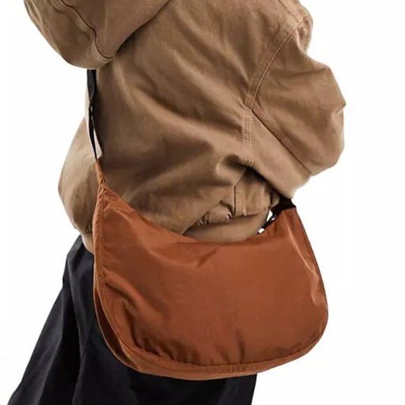 NWT Baggu Crescent Bag Medium - Brown - Picture 12 of 14